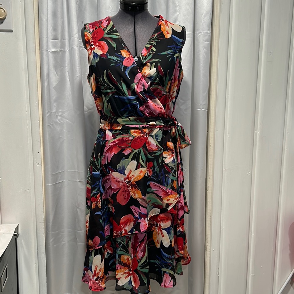 floral flowy dress